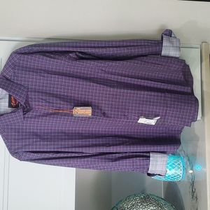 Mens Egara slim fit stretch medium and XL shirt- new with tags!